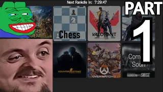 Forsen Plays Rankdle - Part 1 (With Chat)