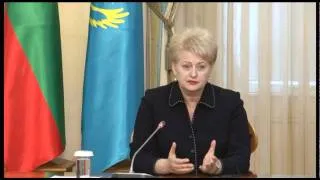 Bendra Lietuvos ir Kazachstano Prezidentų spaudos konferencija