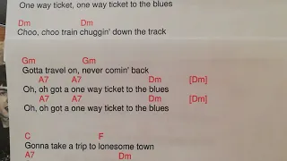 Backing - One Way Ticket