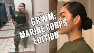 Military Style Bun & “No Makeup” Makeup