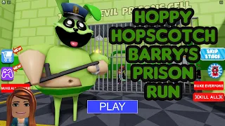 [🏭NEW!] HOPPY HOPSCOTCH BARRY'S PRISON RUN! #roblox #scaryobby