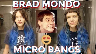 😍CUTTING MICRO BANGS! THANK YOU BRAD MONDO