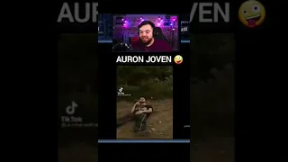 IBAI REACCIONA AL AURONPLAY JOVEN 😆😆 AURON IBAI THE GAME ❤