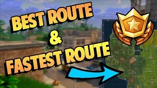 FORTNITE - "3 TACO SHOPS IN A SINGLE MATCH" - EASIEST ROUTE!!