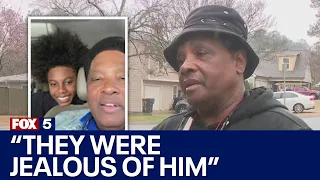 "Don't you close your eyes on me," father begs shot, dying son