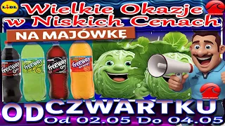 Lidl Nowa Gazetka Promocyjna od czwartku 02.05.2024 Wielkie Okazje   Najtaniej w Lidlu - Na Majówkę