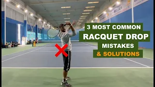 Tennis Serve Racquet Drop Problems &. Solutions (TENFITMEN - Episode 180)