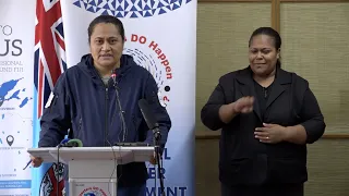 Fijian Director for NDMO holds a press conference on TC Yasa (12:15pm, 18/12/20)