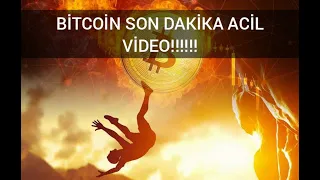 BİTCOİN VE ALTCOİN SON DAKİKA ACİL VİDEO! BTC SON DAKİKA ANALİZ BTC VE ALTCOINLER NE OLACAK CRYPTO