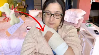 I broke my wrist!