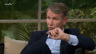 "Björn Höcke sind Sie der NPD-Autor Landolf Ladig?" – Ausschnitt aus dem mdr Sommer-Interview 2019