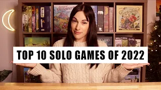 Top 10 SOLO Board Games Of 2022! | My 10 favourite games I played solo this year!
