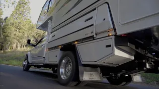 SherpTek Chassis Cab-Truck Camper Dream Builds: 170+ cubic feet of storage, pass-through garage