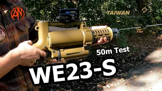 WE23-S MicroGun | Mini Review and 50m Test [4K]