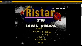 Ristar Genesis 7/1/1994 Prototype