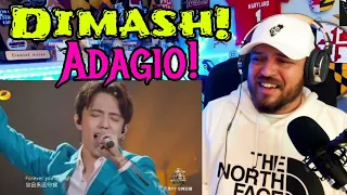 HE SLAYED THIS! Adagio - Dimash | REACTION!!