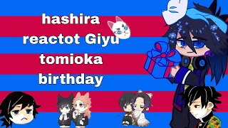 Hashira react to Giyu tomioka Birthday||Sabito & Giyu||Ships||ShinoGiyu||Kny x GN||Short video