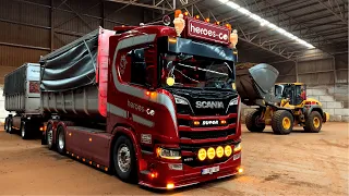 Scania R580 l V8 Sound Open Pipe l Heroes & Co