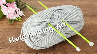 PERFECT👌 An unusual knitting stitch! very easy and beautiful knitting pattern