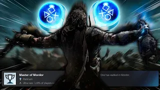 Shadow of Mordor's PLATINUM TROPHY Made me feel POWERFUL