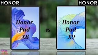 Honor pad x8 vs Honor pad x9