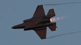 F-35 Twilight Demo - EAA AirVenture Oshkosh 2022