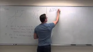 Calculus 2 Lecture 6.2:  Derivatives of Inverse Functions