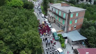 Processione di '' SAN VINCENZO FERRERI 'ripresa dal drone