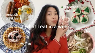 what i eat in a week 🎄✨ *asian food + realistic* holiday season