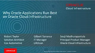 Why Oracle Applications Run Best on Oracle Cloud Infrastructure