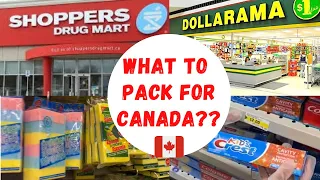 What To Pack For Canada?? | Smart Packing Tips | Cheap Stuff In Canada | Dollarama Shopping 2020