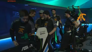 ESL One Cologne 2016. Fnatic wins first map vs. Gambit Gaming 1:0 [16:5] in 1/4 playoff. #AfterGame