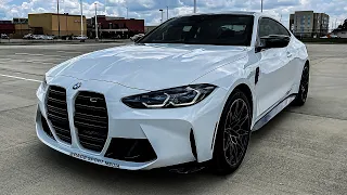 2022 BMW M4 Competition G82 Walkaround Review + Exhaust Sound & Launch Control