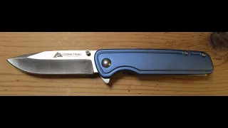 Ozark Trail SPRING ASSIST FLIPPER POCKET KNIFE LOCKING ALUMINIUM HANDLE