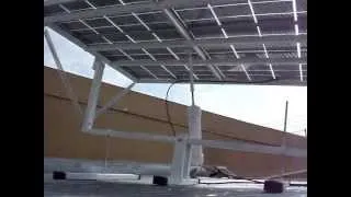 How to build a solar tracker. DIY solar panel sun tracker.