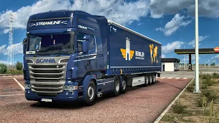 Through Country roads of Spain | Scania R 640 V8 - Euro Truck Simulator 2