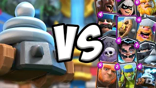 NEW Zappies GAMEPLAY vs All Cards | Clash Royale