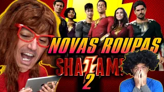 NOVAS ROUPAS DO SHAZAM 2, Reação do Rodrigo 🎬 Irmãos Piologo Filmes