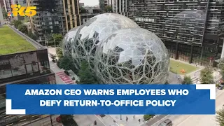 'It's probably not going to work out' for Amazon employees resisting return to office, CEO says