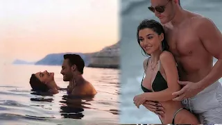 ¡Románticos Momentos de Kerem Bursin y Hande Erçel en el Mar!