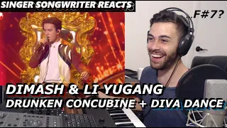DIMASH & Li Yugang - Drunken Concubine + Diva Dance | Singer Songwriter Reaction