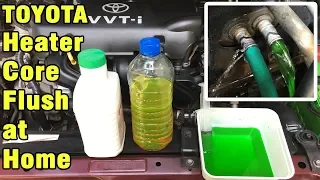 How to Flush a Heater Core Easily at Home - TOYOTA Engine Cooling System