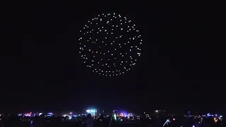 burning man non event Friday night drone show highlights