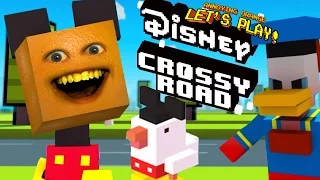 Annoying Orange Plays - Disney Crossy Road!