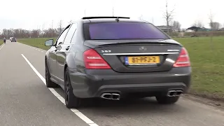 Mercedes-Benz S63 AMG with LOUD Decat Exhaust + Pops & Bangs! Lovely Turbo Whistle!