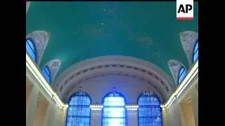 Grand Central Terminal's constellation ceiling has been outfitted with new lighting technology just