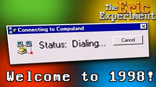 90's Dial-Up Internet in 2021