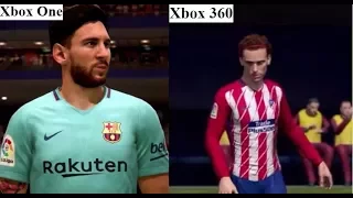 FIFA 18 - Xbox One VS Xbox 360 Atletico Madrid VS Barcelona Graphics Comparison.