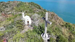 Balaan Bukid Shrine Good Friday 2024 Guimaras Island Philippines DJI Mini Pro 4