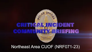 Northeast Area CUOF 12/5/23 (NRF071-23)